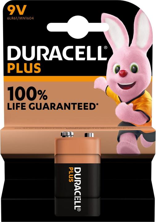 Actual product image Duracell Plus (1 pcs., 9V Block)