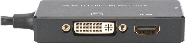 Produktbild Digitus Mini DP 3in1 conv. cable,0,2m (DVI, HDMI, Mini DP, 28.50 cm)