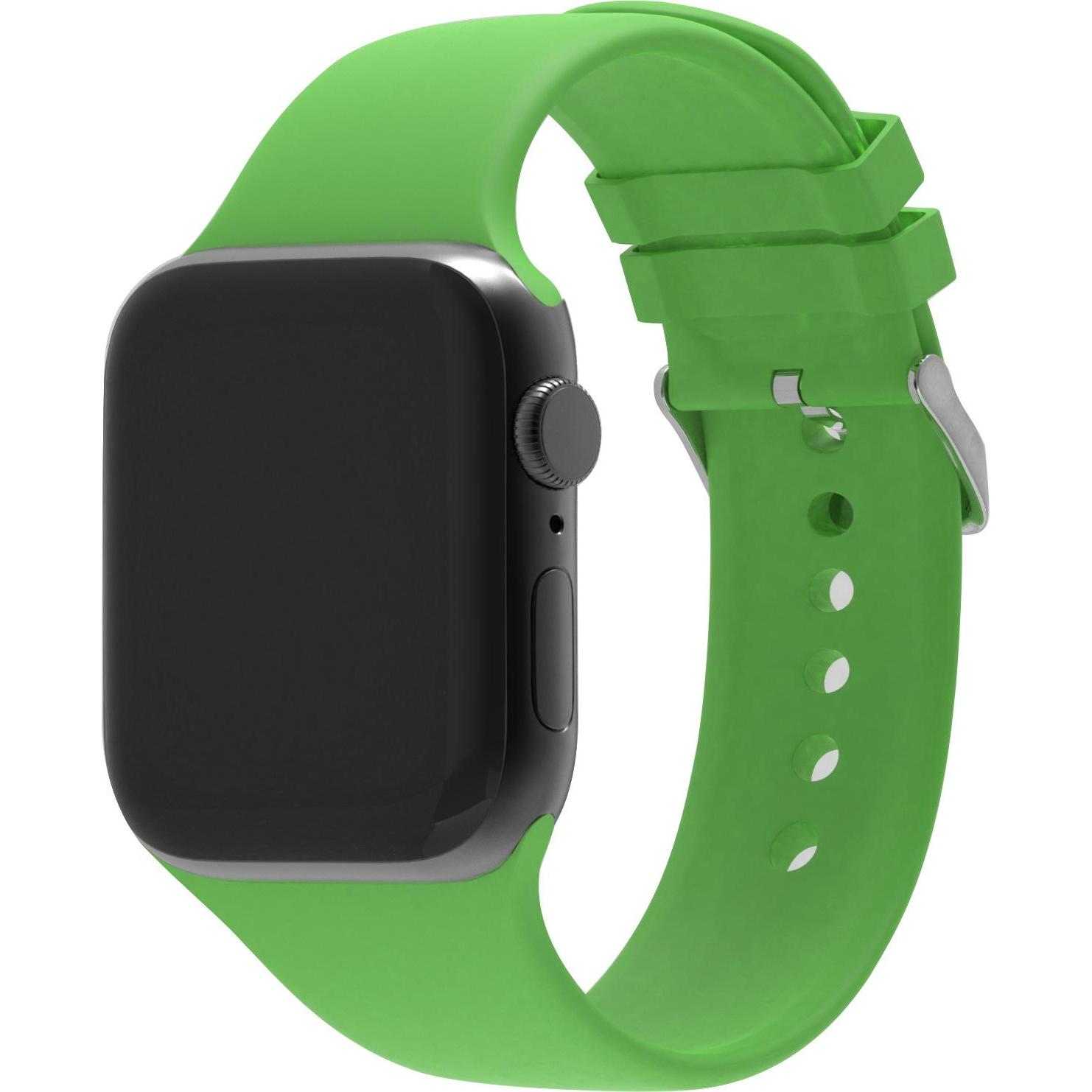 Thumbnail - Strap-it Armband (Silikon, Apple Watch), Uhrenarmband, Grün