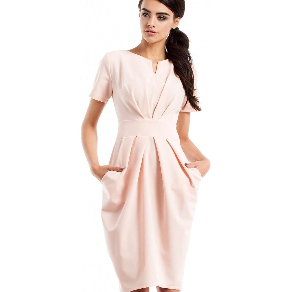Made of Emotion, Damen, Kleider, Alltagskleid Moe, Rosa, (XL)