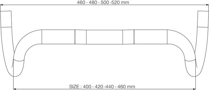 Actual product image Deda Elementi Gravel100 RHM (31.70 mm)