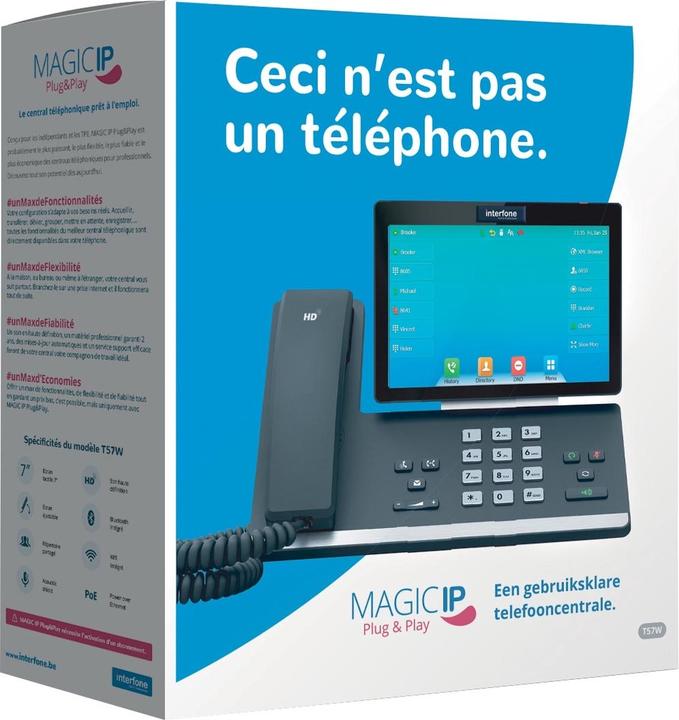 Image du produit Yealink Téléphone VoIP 16 suite SIP SIP-T57W