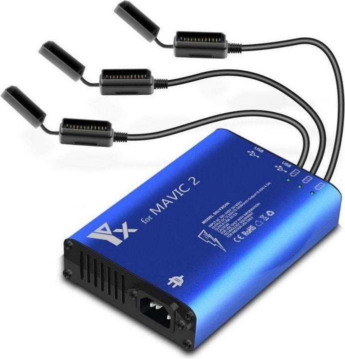 Actual product image YX DJI Mavic 2 - 3 in 1 quick charger
