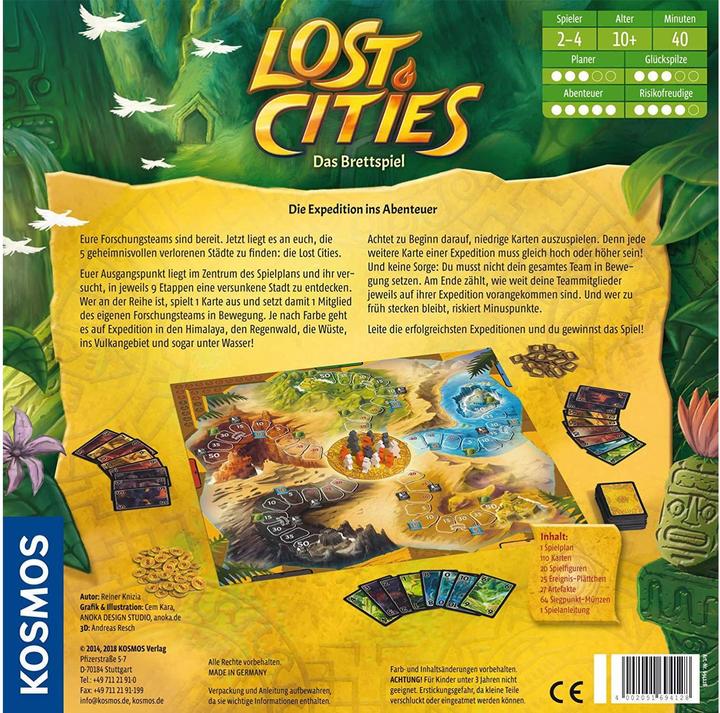 Actual product image Kosmos The Lost Cities (German)