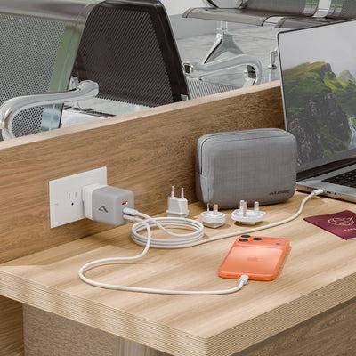 Actual product image Alogic Ladeadapter 3x100 Rapid Power 100W Multi Country Tr (100 W, 5 ports)