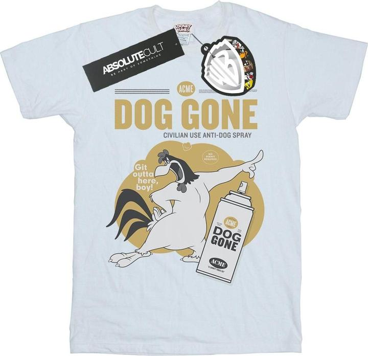 Actual product image Looney Tunes Womens/Ladies Dog Gone Foghorn Leghorn Cotton Boyfriend T-Shirt (L)