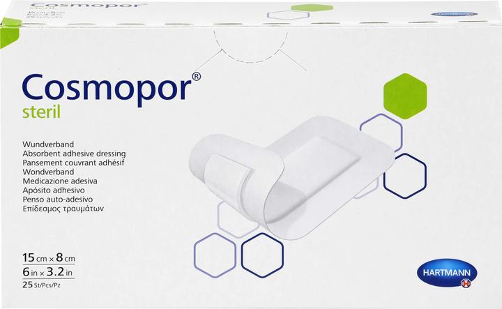 Hartmann Cosmopor Sterile 15x8cm (25x)