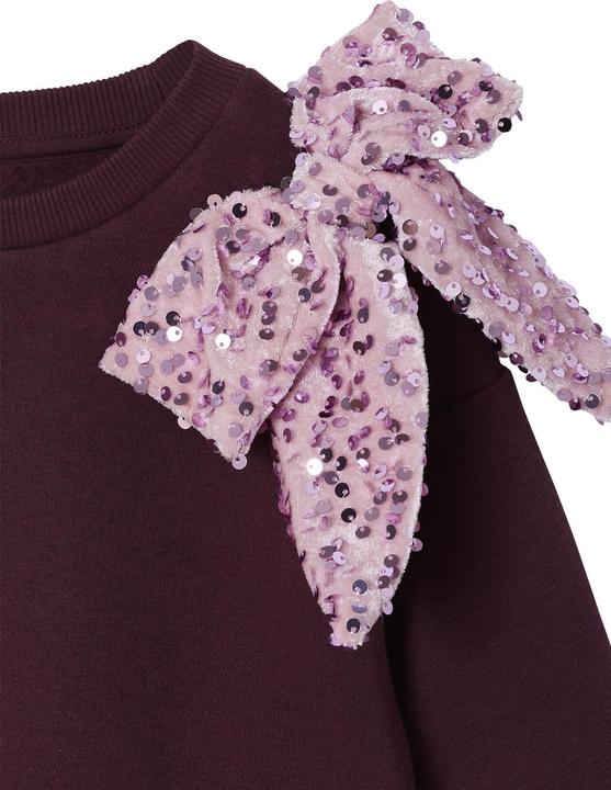 Produktbild Vertbaudet Sweatshirt mit Pailletten-Schleife Mädchen (110)