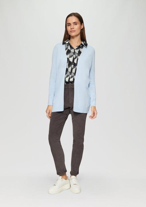 Actual product image S.Oliver Bluse Bluse im Relaxed Fit und Raffung am Kragen (44)