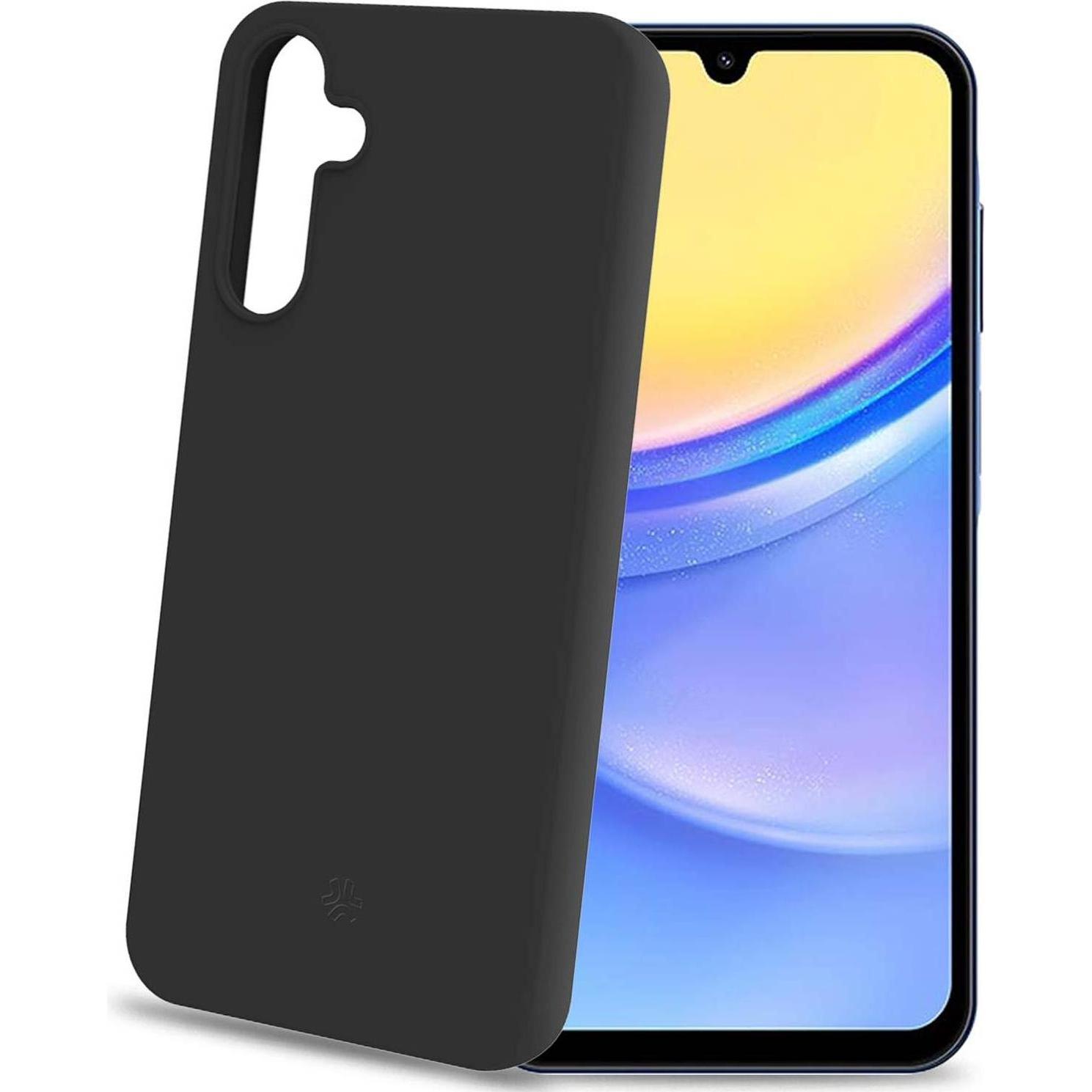 Celly Nero Cromo Cover Per Samsung Galaxy A15 (Samsung Galaxy A15), Cover Smartphone,