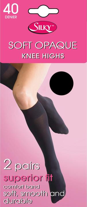 Image du produit Silky Mi-bas opaques 40 deniers (40DEN, Taille unique)