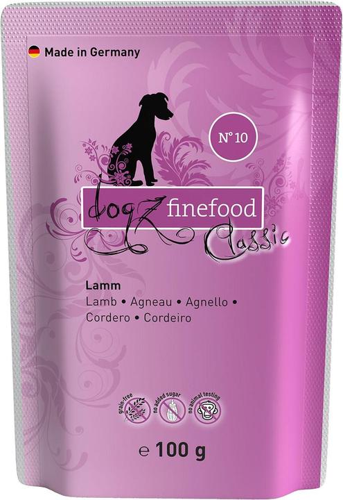 Image du produit Dogz finefood No.10 Agneau (Adulte, 1 pcs, 100 g)