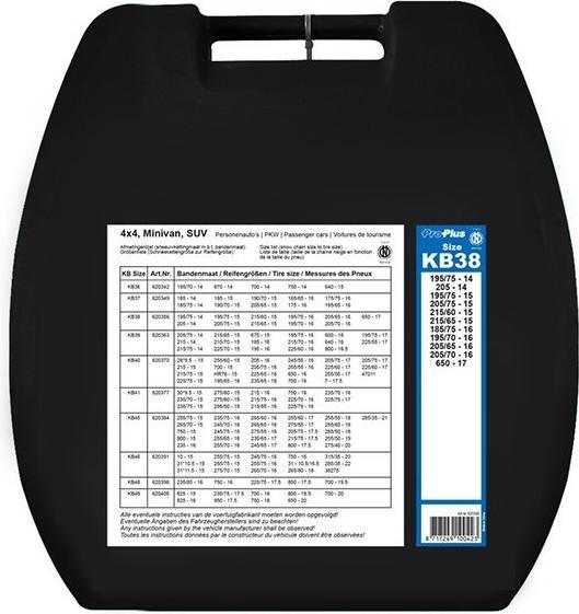 Actual product image ProPlus Schneeketten KB38