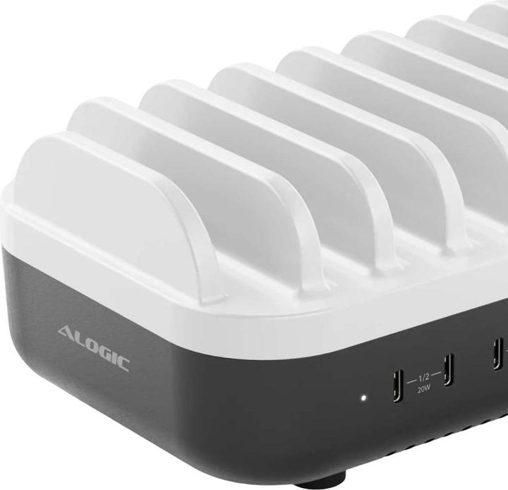 Actual product image Alogic Powerfin 10 Port USB-C Desktop (100 W, 10 ports)