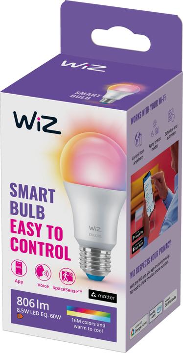 Actual product image WiZ Standard (E27, 60 W, 806 lm, 1 x, F)