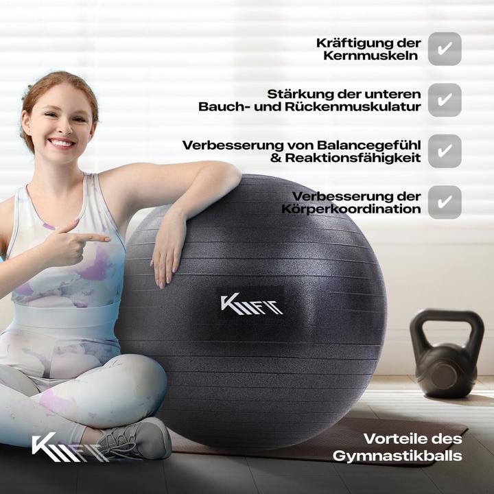 Immagine prodotto Km-Fit Palla per esercizi (65 cm)