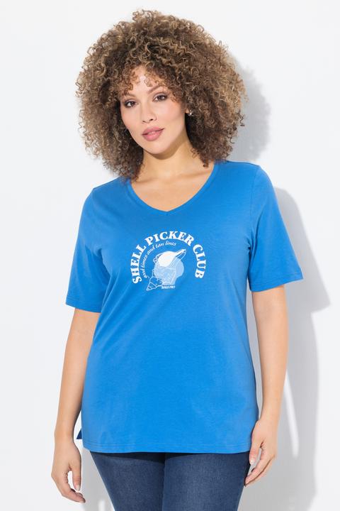 Actual product image Ulla Popken Shell Picker Club Short Sleeve Graphic Tee (50, 52)