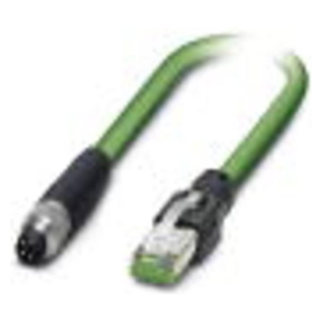 Phoenix Contact 1407353 Sensor-/Aktor-Anschlussleitung 2 m Polzahl: 4 1 St., Elektronikkabel + Stecker, Schwarz