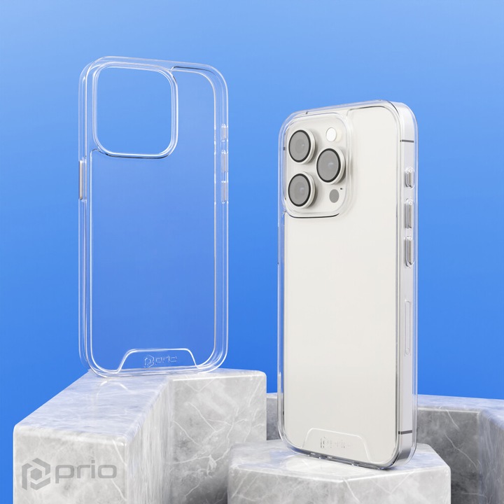 Productafbeelding prio Beschermend hoesje voor iPhone 12 / 12 Pro helder (Apple iPhone 12, Apple iPhone 12 Pro)
