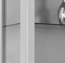 Produktbild VCM Sammel Stand Vitrine Holz Glas Edana Mini (33 x 18 x 115 cm)