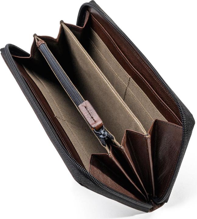 Actual product image Farmhood Memphis wallet RFID protection leather 19.5 cm