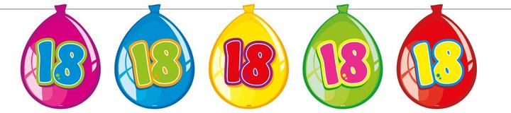 Immagine prodotto Folat Catena di palloncini numero 18 (1 pz.)