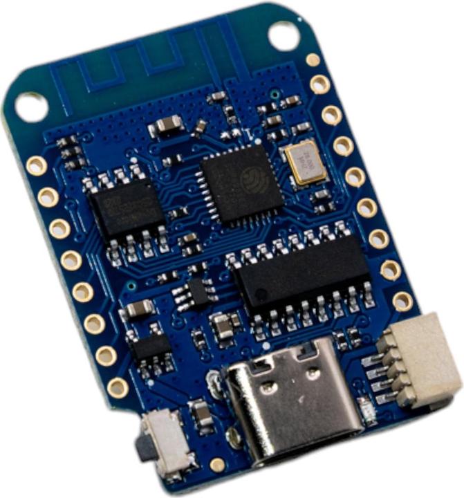 Actual product image Purecrea WeMos D1 mini ESP8266 USB C