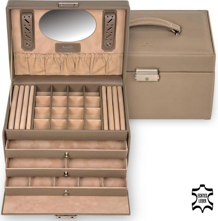 Immagine prodotto Sacher 77.107.565943 - Portagioie Lena nature in pelle taupe