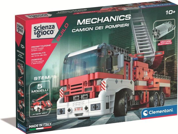 Immagine prodotto Clementoni Scienza e Gioco Build - Camion dei pompieri