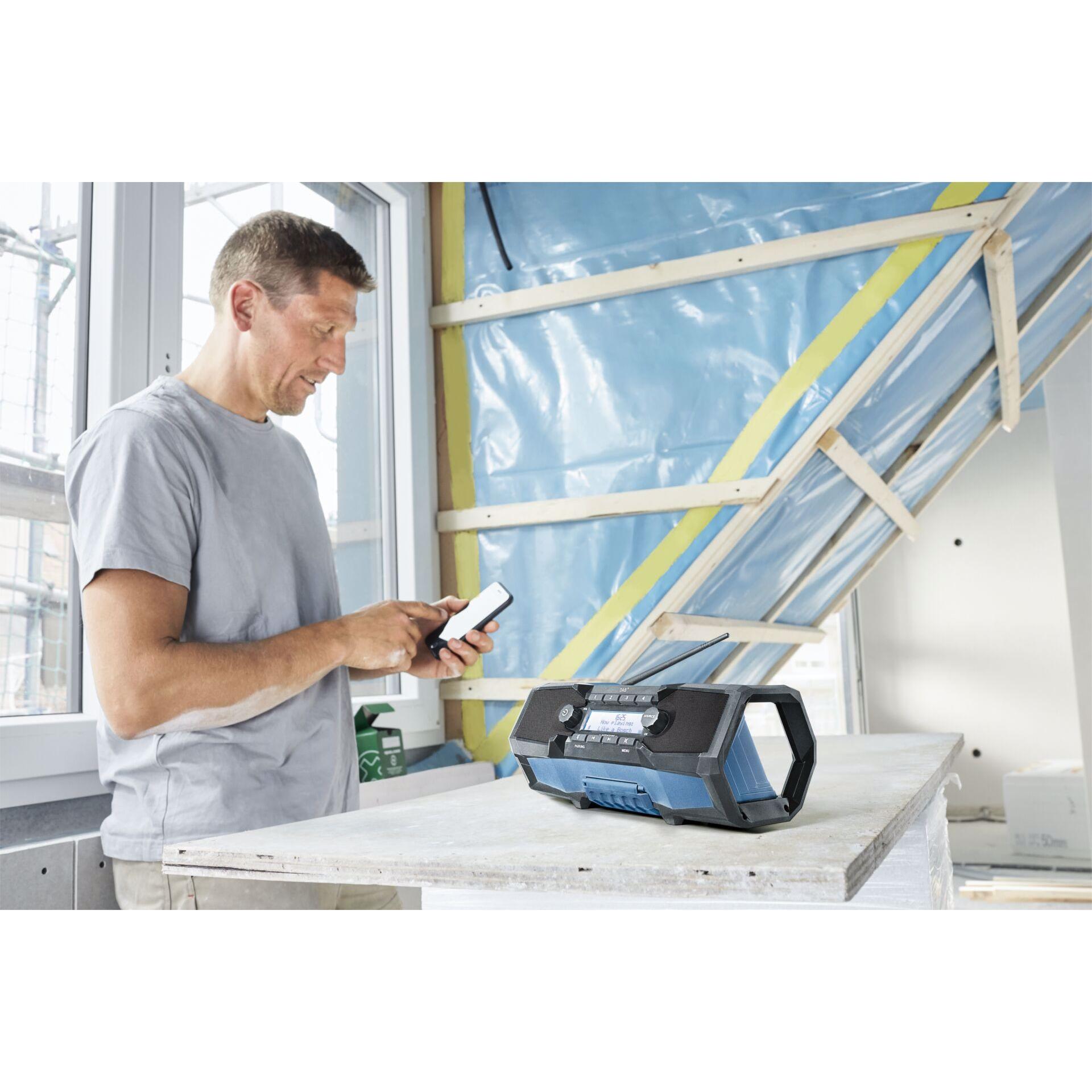 Thumbnail - Bosch Professional GPB 18V-2 SC (UKW, DAB+, Bluetooth), Radio, Blau