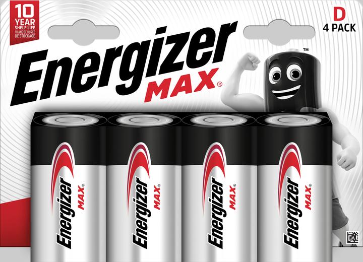 Actual product image Energizer Max (4 pcs., D)