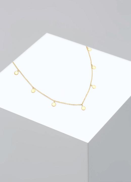 Produktbild Elli Choker mit Plättchen Matt Look (Sterling Silber, 36 cm)