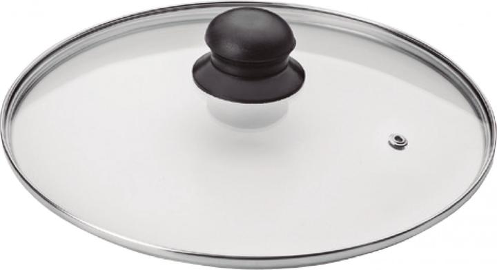 Ibili Glass lid 32 cm Heat-resistant lid for pots and pans (32 cm, Metal)