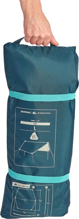 Immagine prodotto Quechua Telo MH100 (L) (Tarp, 2.39 kg, 4 persone)