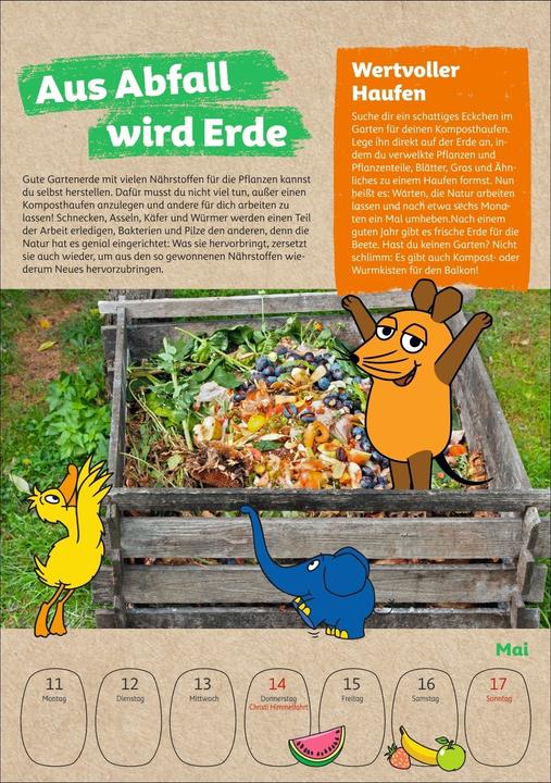 Image du produit Harenberg Schütze die Erde mit der Maus Wochenkalender 2026 (Couverture rigide, Allemand)