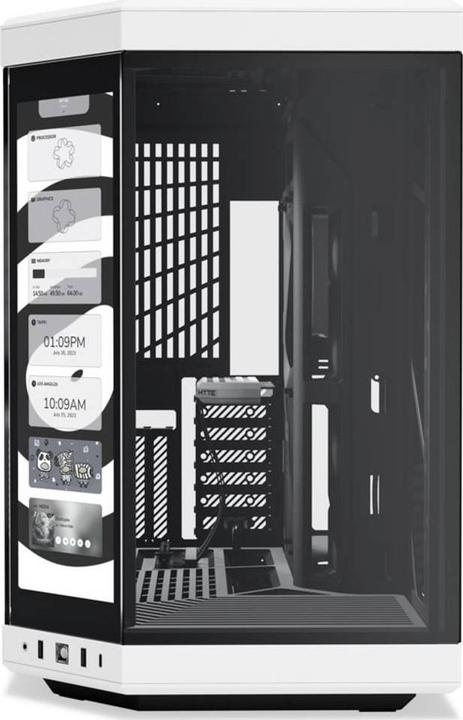 Image du produit Hyte Y70 Touch White (blanc, verre trempé) (mATX, ITX, ATX, E-ATX)