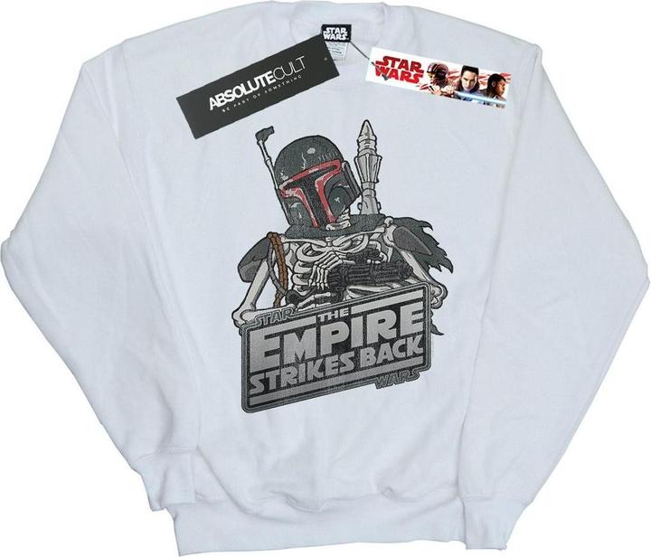 Immagine prodotto Star Wars Boba Fett Skeleton Felpa Ragazzi (140, 146)