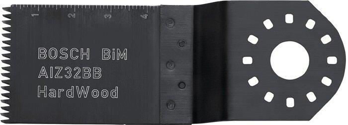 Actual product image Bosch Professional Zubehör BIM plunge cut saw blade AIZ 32 BSPB, Hard Wood, 50 x 32 mm, pack of 5
