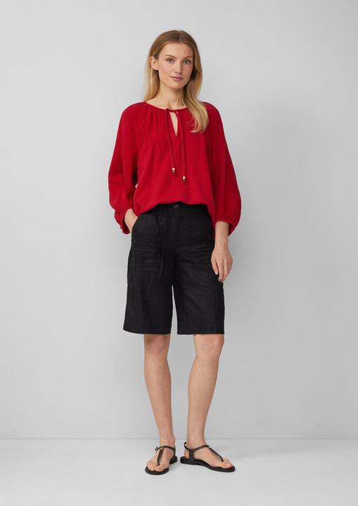 Immagine prodotto s.Oliver Bluse Musselin-Bluse mit Raglanärmeln und Raffung (32)