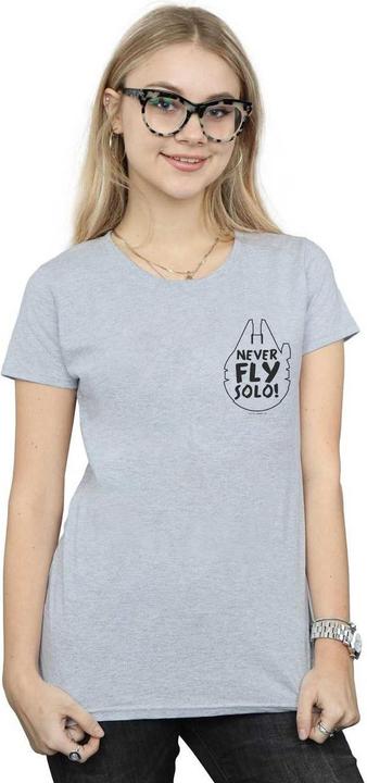 Produktbild Star Wars Never Fly Solo TShirt (XL)