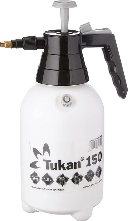 Actual product image Gloria Haus und Garten TUKAN Pressure Sprayer 1.5 litre Garden Sprayer/Sprayer for Plant Protection (1.50 l)