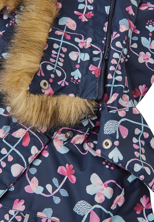 Actual product image Reima tec winter jacket Muhvi Navy (128)