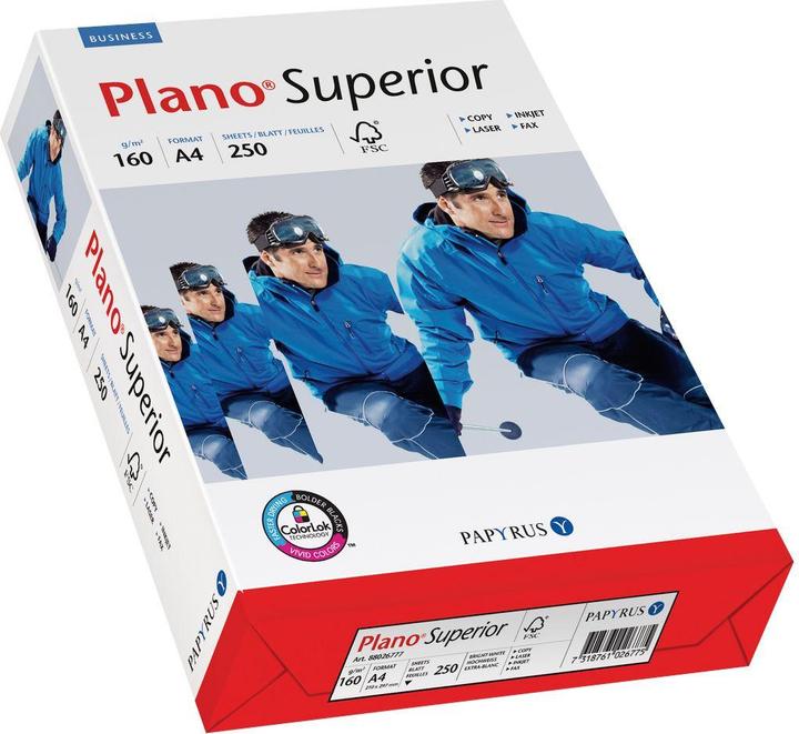 Actual product image Papyrus Plano Superior (160 g/m², 250 x, A4)