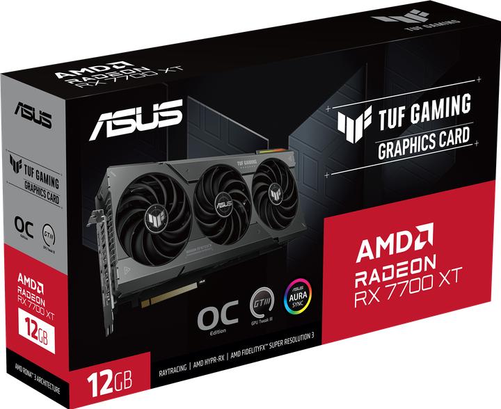 Actual product image ASUS TUF Gaming Radeon RX 7700 XT OC Edition (12 GB)