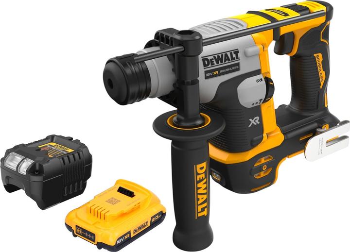 Produktbild DeWalt DCH 172 D1 Akku Bohrhammer 18 V 1,4 J SDS plus Brushless + 1x Akku 2,0 Ah + Ladegerät (Bohrhammer)
