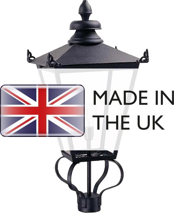 Actual product image Elstead Lighting Wilmslow outdoor floor lamp E27 83cm black, Made in UK (E27, IP20)