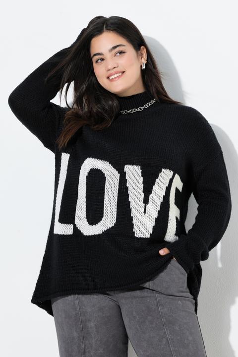 Image du produit Angel of Style Pull coupe évasée, inscription LOVE (56)