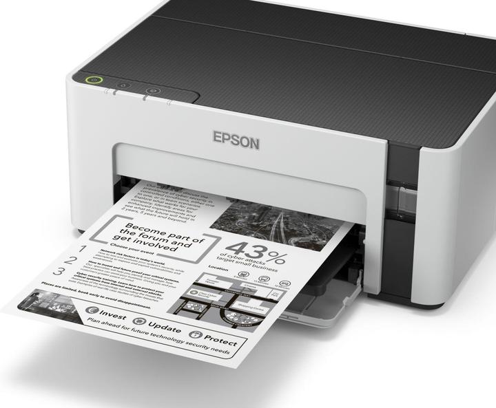 Actual product image Epson EcoTank M1100 - 1440 x 720 DPI - 1 - A4 - 15000 pages per month - 32 pages per (Ink tank, Black and white)