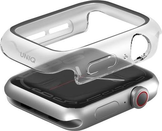 Actual product image Uniq etui Nautic Apple Watch Series 7/8 41mm przezroczysty/dove clear