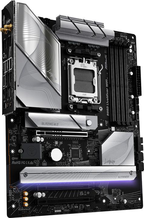 Image du produit AsRock B850 LiveMixer WiFi (AM5, AMD B850, ATX)